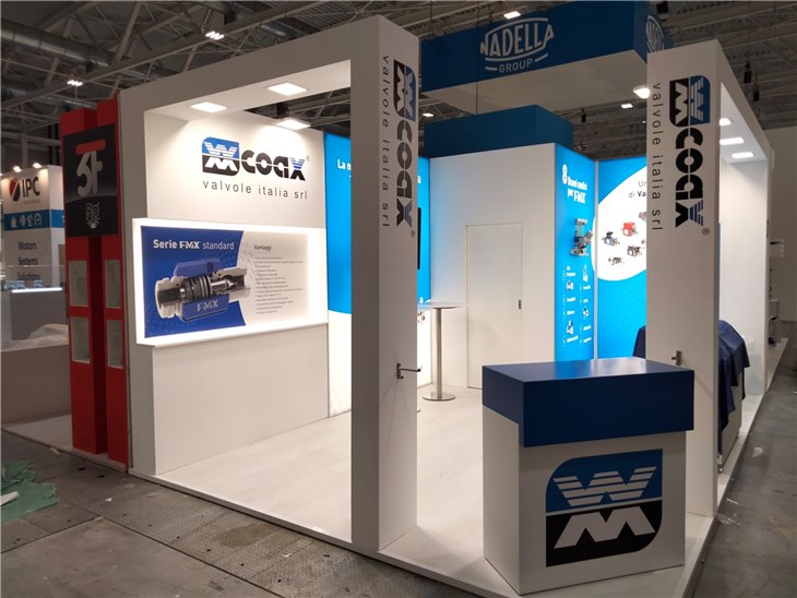 GruppoVedi allestimento stand fiere negozi uffici arredamento Coax Valvole Italia Mec Spe Bologna nov_21 (4)