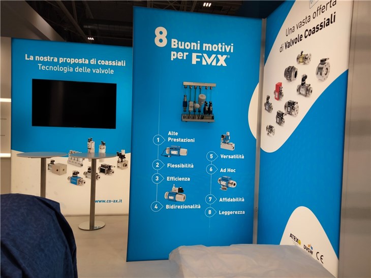 GruppoVedi allestimento stand fiere negozi uffici arredamento Coax Valvole Italia Mec Spe Bologna nov_21 (7)