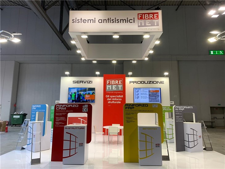 GruppoVedi allestimento stand fiere negozi uffici arredamento Fibre Net Made Expo Rho nov_21 (1)