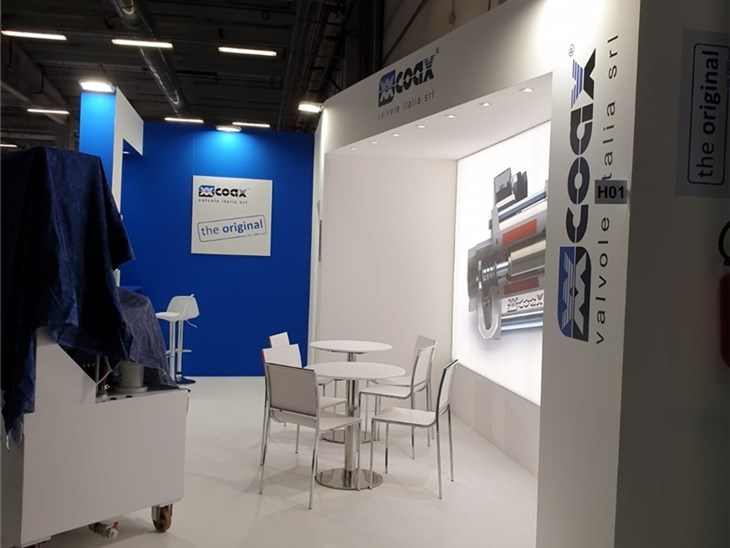 GruppoVedi allestimento stand fiere negozi uffici arredamento Coax Valvole MecSpe Parma mar_19 (4)